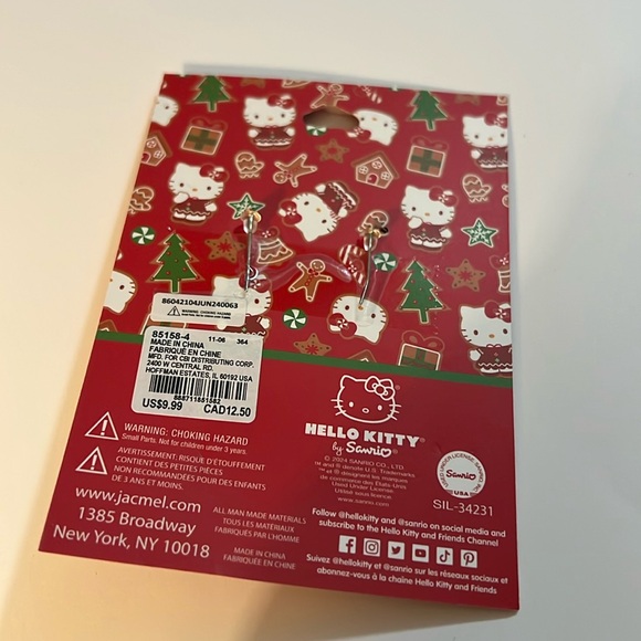 #574 Claire’s Hello Kitty Earrings - Picture 2 of 3